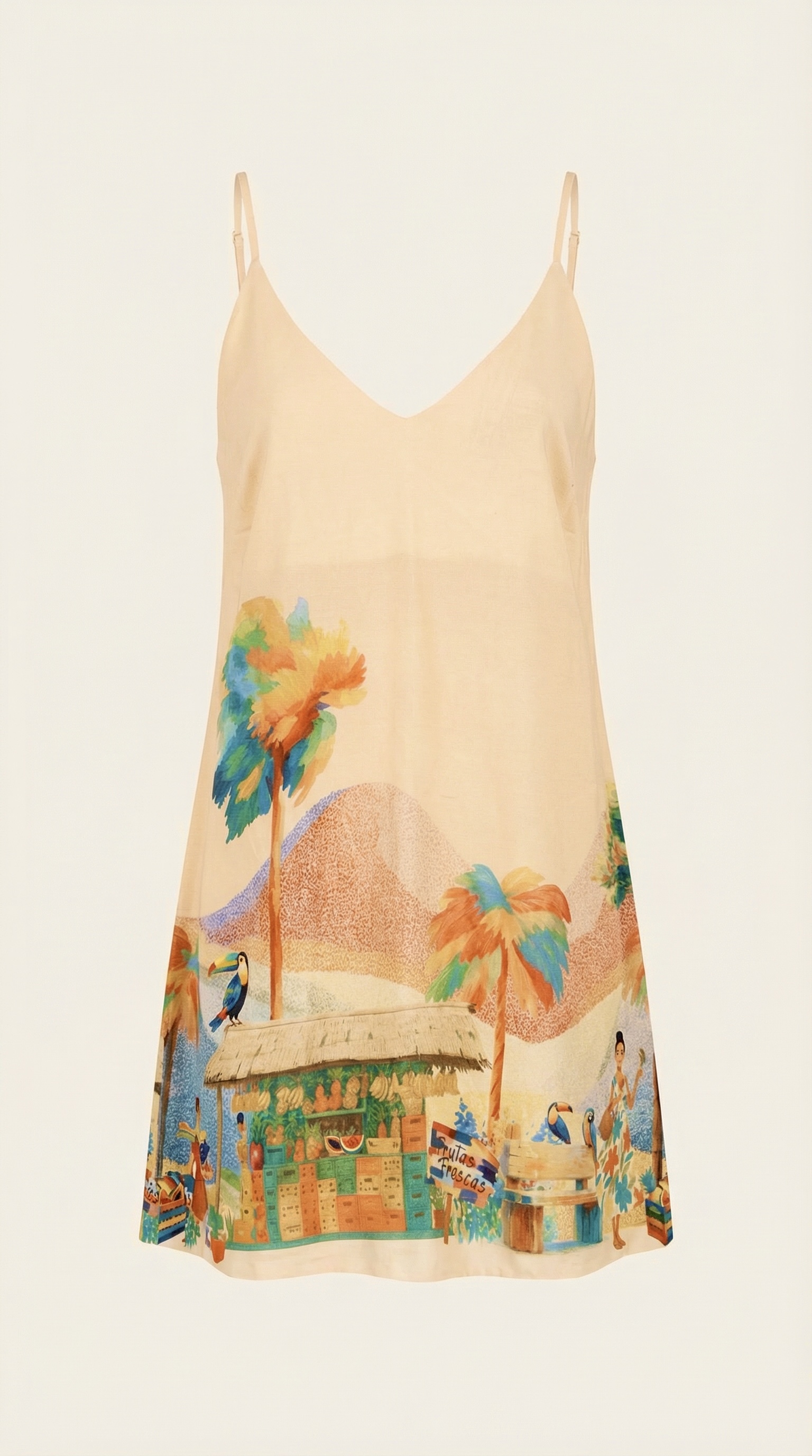 Vestido Tropical Curto