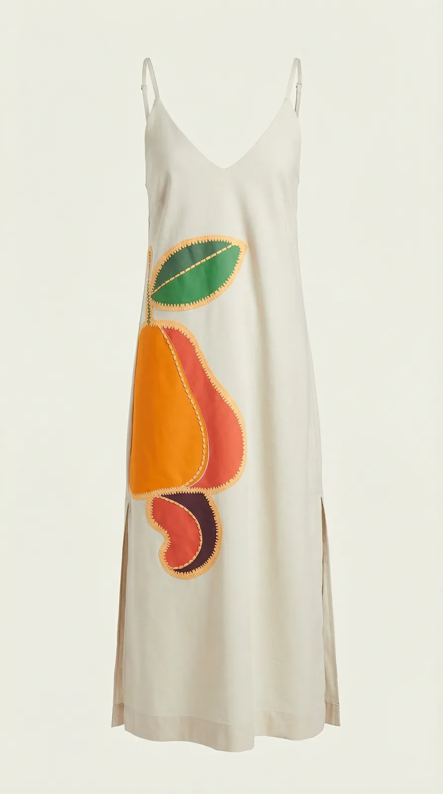 Vestido Bordado Caju LUNE